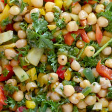 Bell Pepper and Chickpea Salad Photo