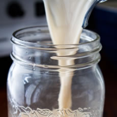 Homemade Oat Milk Photo